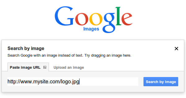 Google Image Search: probably the best link building tool Google has given us so far Google Images search by image dialog box with a URL field and Search by Image button